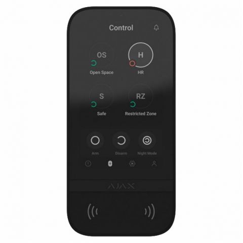 Клавиатура Ajax KeyPad TouchScreen (8EU) black
