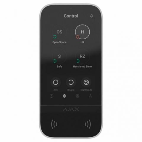 Клавиатура Ajax KeyPad TouchScreen (8EU) white