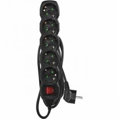 Мережевий подовжувач EMOS PC1521R (5 розеток, 1.5 м)