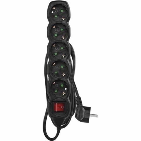 Мережевий подовжувач EMOS PC1521R (5 розеток, 1.5 м)