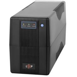 ИБП LogicPower U650VA-P, Lin.int., AVR, 2 x евро, USB, пластик