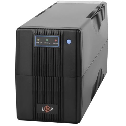 ИБП LogicPower U650VA-P, Lin.int., AVR, 2 x евро, USB, пластик