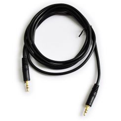 Аудио-кабель Atcom 3.5 мм - 3.5 мм (M/M), 1.8 м, черный (17435) пакет