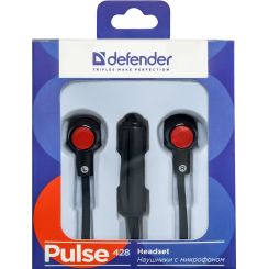 Гарнитура Defender Pulse 428 Black/Red (63428) Гарнитура Defender Pulse 428 Black/Red (63428)