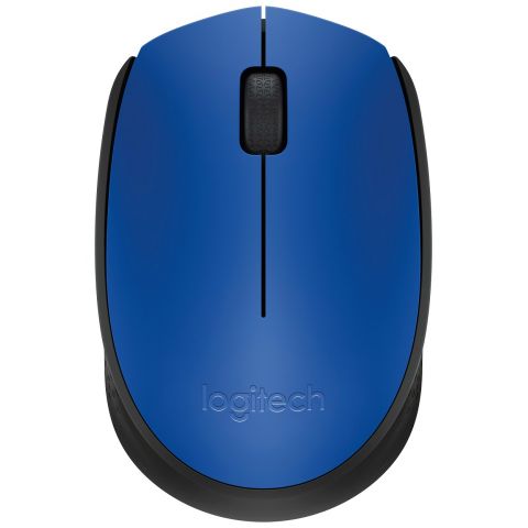 Мышь беспроводная Logitech M171 Blue/Black (910-004640)
