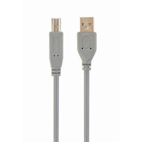 Кабель Cablexpert USB -  USB Type-B V 2.0 (M/M), 1.8 м, серый (CCP-USB2-AMBM-6G)