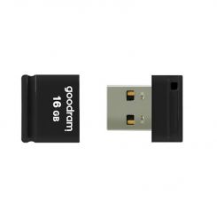 Флеш-накопичувач USB2.0 16GB Goodram UPI2 (Piccolo) Black (UPI2-0160K0R11)