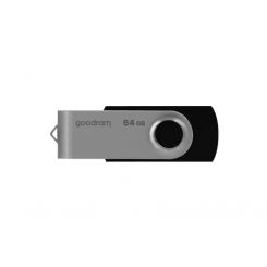 Флеш-накопичувач USB3.2 64GB Goodram UTS3 (Twister) Black (UTS3-0640K0R11)