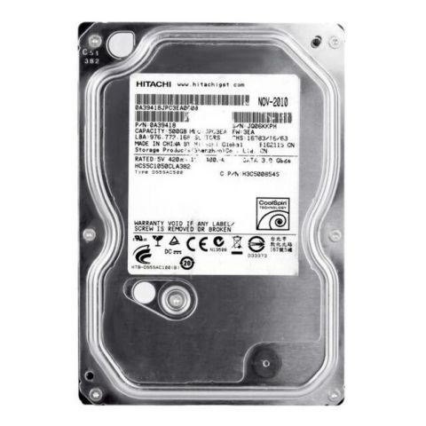 Накопитель HDD SATA  500GB Hitachi (HGST) CinemaStar 5K1000 8MB (HCS5C1050CLA382) Refurbished