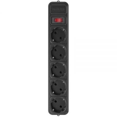 Фільтр живлення Maxxter 5 розеток 1.8м (SPM5-G-6B) чорний Фільтр живлення Maxxter 5 розеток 1.8м (SPM5-G-6B) чорний