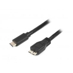 Кабель Cablexpert USB Type-C - micro USB Type-B (M/M), 1 м, черный (CCP-USB3-mBMCM-1M)