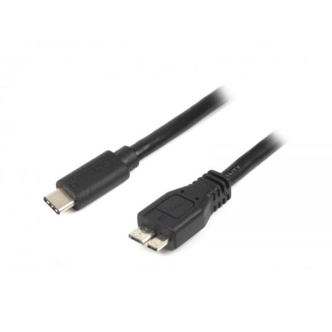 Кабель Cablexpert USB Type-C - micro USB Type-B (M/M), 1 м, черный (CCP-USB3-mBMCM-1M)
