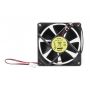 Вентилятор Gembird FANPS; 80х80х25мм, 2-pin, черный