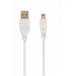 Кабель Cablexpert USB - mini USB V 2.0 (M/M), 5 pin, 0.9 м, White (CC-USB2-AM5P-3)