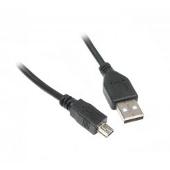 Кабель Maxxter (U-AM5P-6) USB 2.0 AM - Mini USB B, 1.8м Кабель Maxxter (U-AM5P-6) USB 2.0 AM - Mini USB B, 1.8м