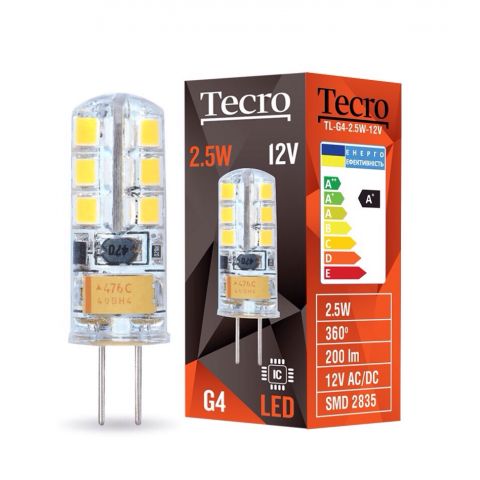 Лампа светодиодная Tecro 2.5W G4 4100K (TL-G4-2.5W-12V)