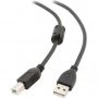 Кабель Maxxter USB - USB Type-B V 2.0 (M/M), 1 м, ферритовый фильтр, Black (UF-AMBM-1M) Кабель Maxxter USB - USB Type-B V 2.0 (M/M), 1 м, ферритовый фильтр, Black (UF-AMBM-1M)
