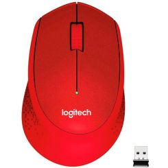 Мышь беспроводная Logitech M330 Silent Plus Red (910-004911)