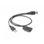 Адаптер Cablexpert USB - Slim SATA II (M/M), 0.5 м, черный (A-USATA-01)