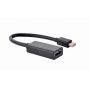 Адаптер Cablexpert mini DisplayPort - HDMI (M/F), 0.15 м, Black (A-mDPM-HDMIF-02)