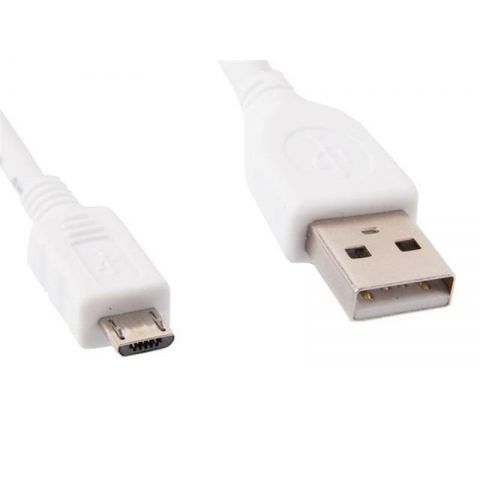 Кабель Cablexpert USB - micro USB V 2.0 (M/M), Premium, 1 м, белый (CCP-mUSB2-AMBM-W-1M)