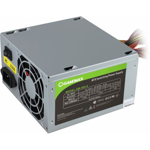 Блок питания GameMax GM-400-8CM, 400W