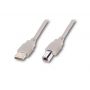 Кабель Atcom USB - USB Type-B V 2.0 (M/M), 3 м, феррит, белый (8099) пакет