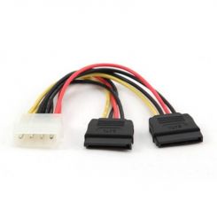 Кабель питания Cablexpert (CC-SATA-PSY-0.3M) Molex M/F - 2хSATA, 0.03 м