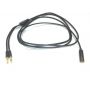 Кабель PowerPlant (DV00DV4057) 2х3.5mm(M)-3.5mm(F), 1.5м, Black