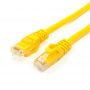 Патч-корд UTP Atcom RJ45, Cat.6, медь, 3 м, желтый