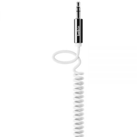 Аудио-кабель Belkin (AV10126cw06-WHT) Mixit Coiled jack 3.5-jack 3.5 1.8м White