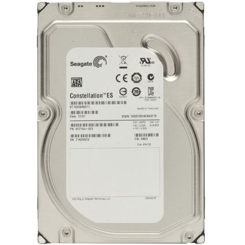 Накопитель HDD SATA 1.0TB Seagate Constellation ES7200rpm 64MB (ST1000NM0011) Refurbished