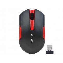 Мышь беспроводная A4Tech G3-200N Black/Red USB V-Track