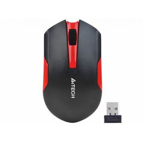 Мышь беспроводная A4Tech G3-200N Black/Red USB V-Track