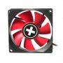 Вентилятор Xilence XPF80.R (XF037), 80х80х25мм, 3-pin+4-pin, Black/Red