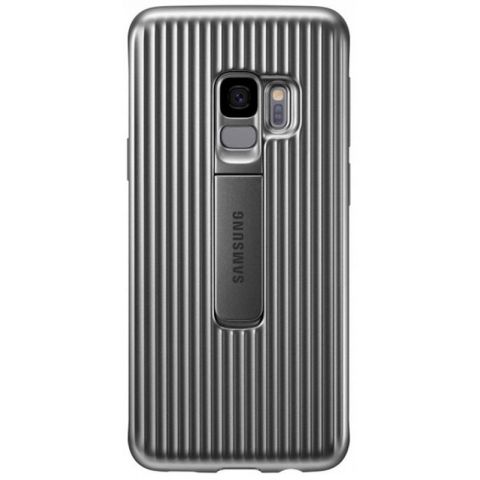 Чехол-накладка Samsung Protective Standing Cover для Samsung Galaxy S9 SM-G960 Silver (EF-RG960CSEGRU)