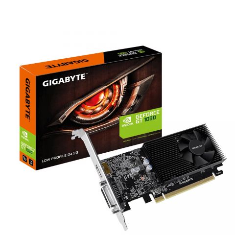 Видеокарта GF GT 1030 2GB DDR4 Low Profile Gigabyte (GV-N1030D4-2GL)