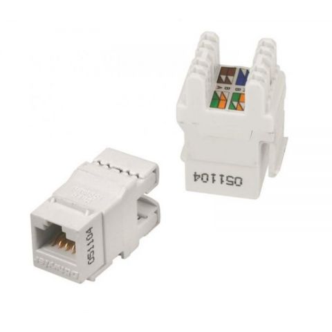 Модуль EServer (WT-2007A) Keystone RJ45 UTP, кат.5E, узкий