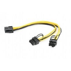 Кабель питания Cablexpert (CC-PSU-85) 2 x male 6+2 pin - 8 pin, 0.3 м