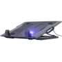 Охлаждающая подставка для ноутбука Gembird NBS-1F17T-01 Black 17