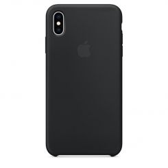 Чехол-накладка Apple Silicone Case для Apple iPhone XS Max Black (MRWE2)
