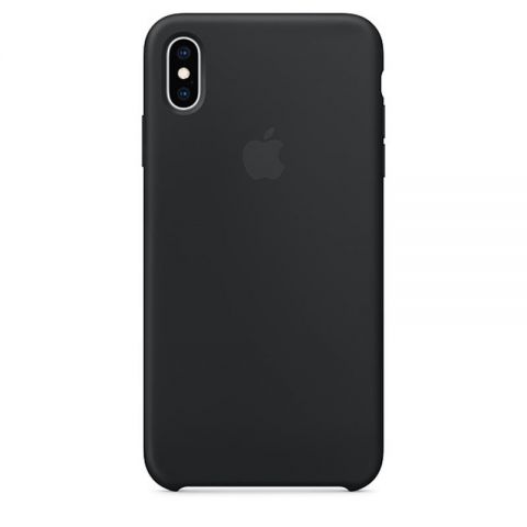 Чехол-накладка Apple Silicone Case для Apple iPhone XS Max Black (MRWE2)