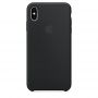 Чехол-накладка Apple Silicone Case для Apple iPhone XS Max Black (MRWE2)