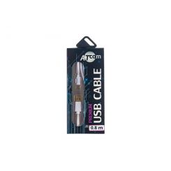Кабель Atcom (16123) USB 2.0 AM/microUSB, 0.8м, белый