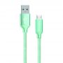 Кабель ColorWay USB - micro USB (M/M), 1 м, Mint (CW-CBUM002-MT)