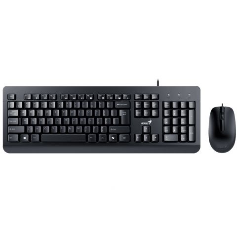 Комплект (клавиатура, мышь) Genius KM-160 UKR Black (31330001419)