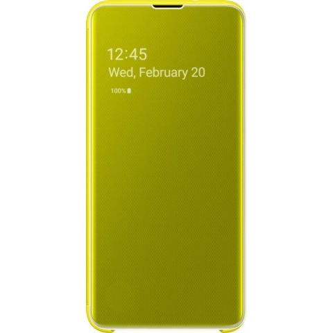 Чехол-книжка Samsung Clear View Cover для Samsung Galaxy S10e SM-G970 Yellow (EF-ZG970CYEGRU)