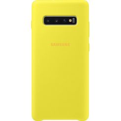 Чехол-накладка Samsung Silicone Cover для Samsung Galaxy S10+ SM-G975 Yellow (EF-PG975TYEGRU)