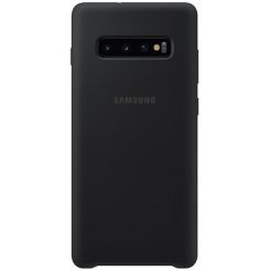 Чехол-накладка Samsung Silicone Cover для Samsung Galaxy S10+ SM-G975 Black (EF-PG975TBEGRU)