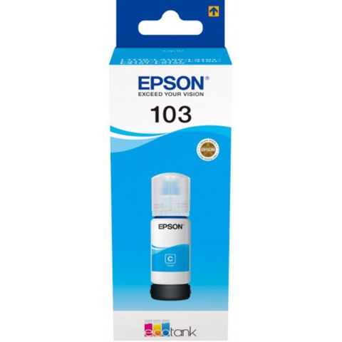 Чернила Epson L3100/3101/3110/3150/3151 Cyan (C13T00S24A) 65 мл